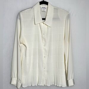 White Polyester Dress - Size 12